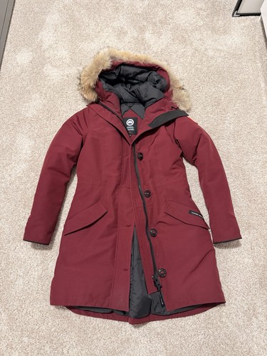 Canada goose parka maroon - parka,